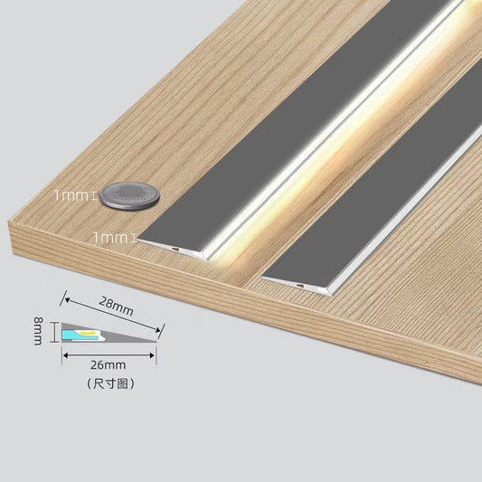 JP-06 45° Corner Surface Aluminum LED Profile for LED Strip | 26 × 25mm