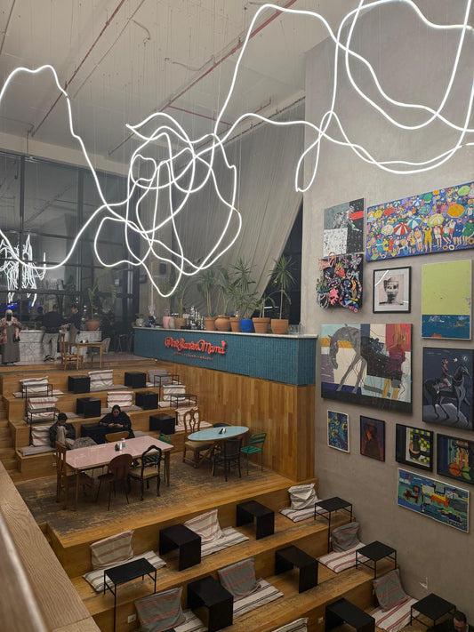 Cairo Library Feature Lighting Installation