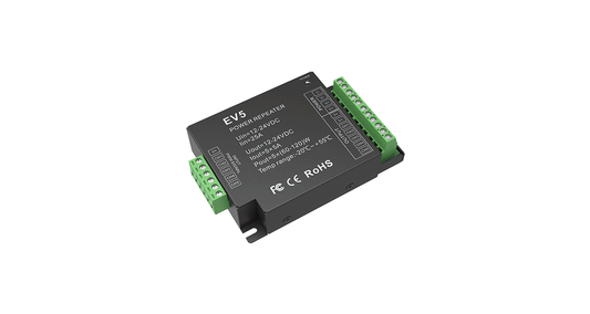 EV5 DC Constant Voltage Power Repeater | 5-Channel LED Amplifier 12–48V