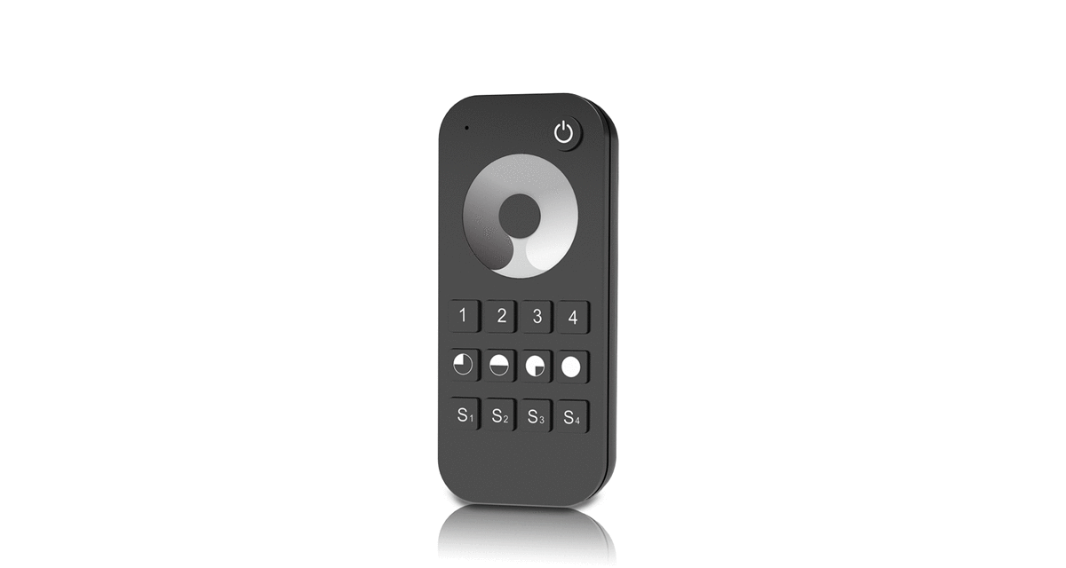 RT8 RF LED Dimmer Remote | 8-Zone 2.4G Handheld Controller