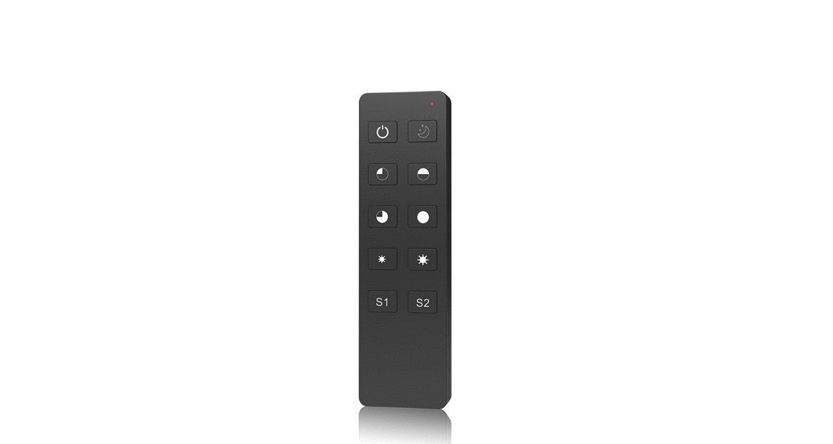 R1 RF LED Dimmer Remote | 1-Zone 2.4G Handheld Controller