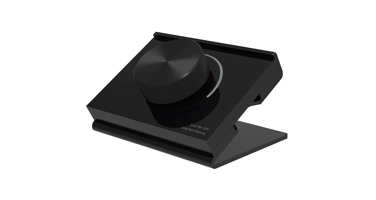 RK1 RF LED Dimmer Remote | Desk-Mount 1-Zone Controller (CR2032)