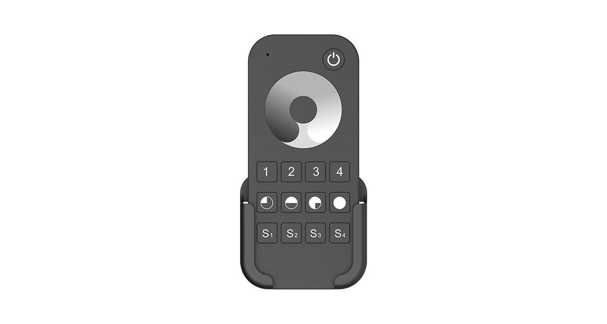 RT8 RF LED Dimmer Remote | 8-Zone 2.4G Handheld Controller