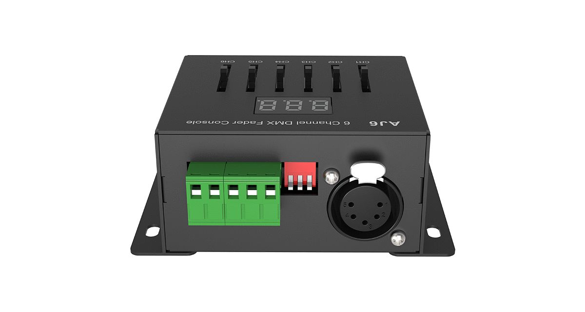 AJ6 6-Channel DMX Master Controller | DMX512 LED Control Panel