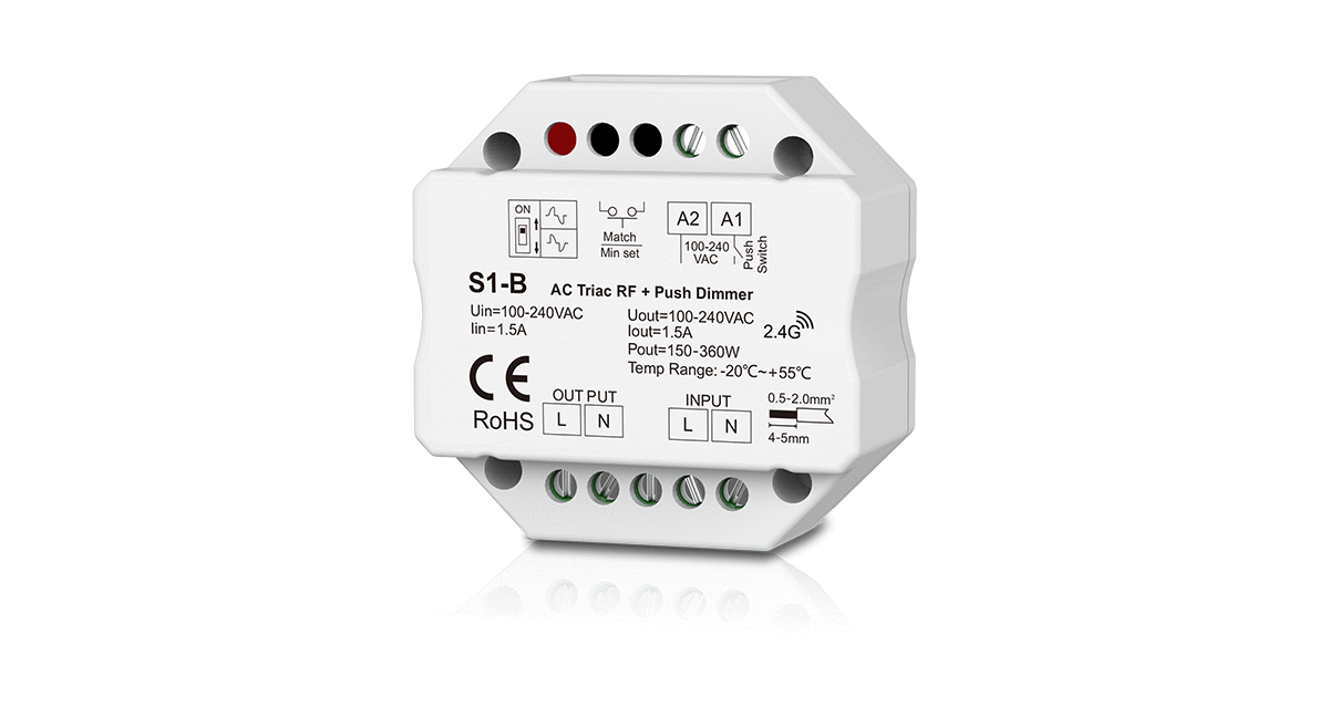 S1-B Phase Cut Dimmer 1CH 1.5A | LED Dimmer Controller Lebanon