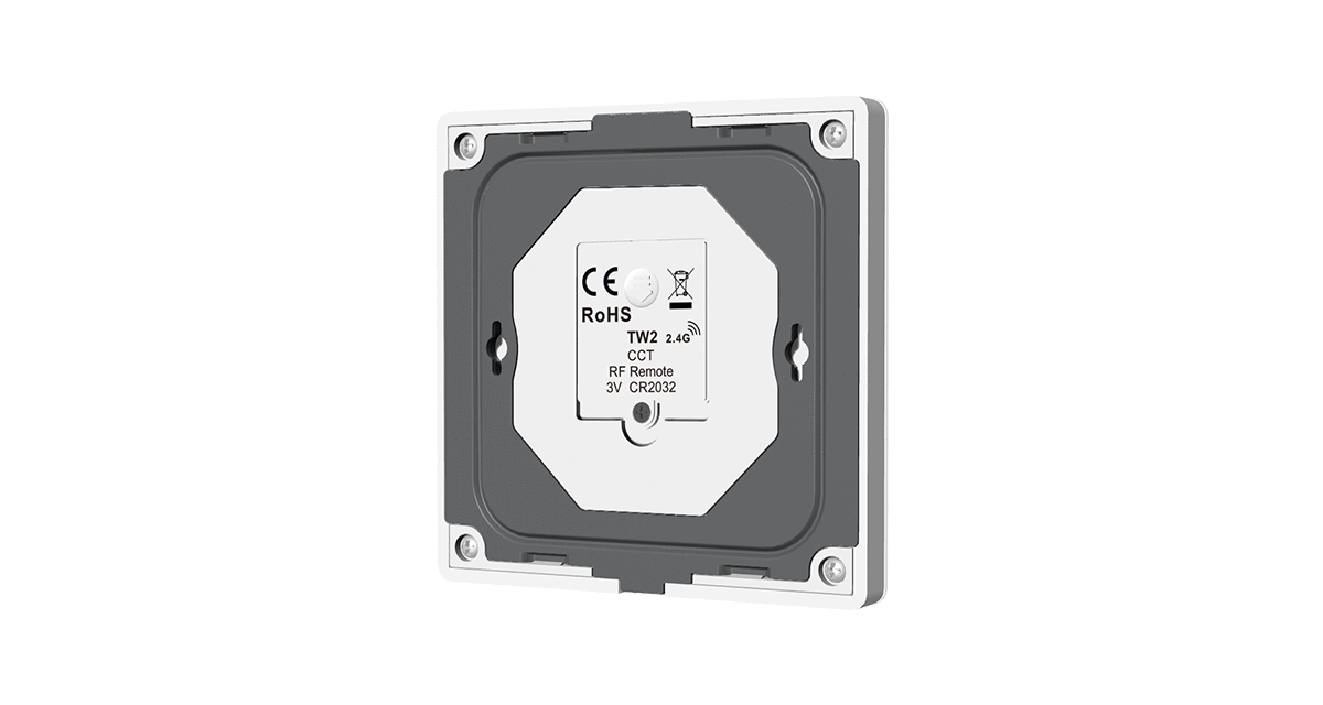 TW2 CCT Touch Panel | 1-Zone Wall Controller (CR2032 Battery)