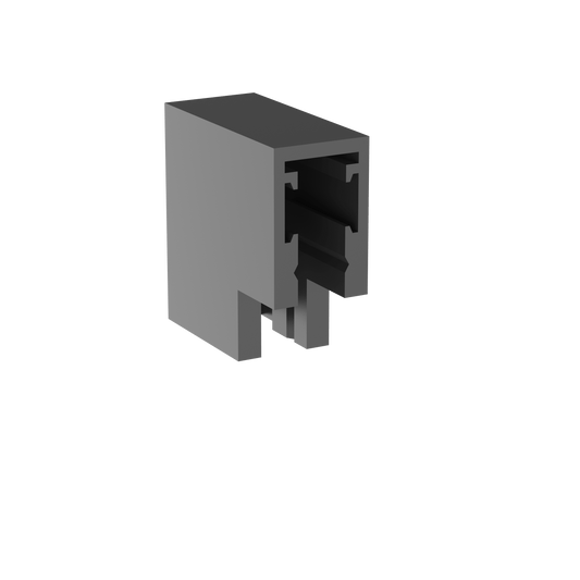 SPS Track-S5 – Connector for 5mm Apparent (Surface) Magnetic Track (48V)