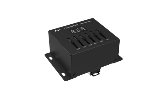 AJ6 6-Channel DMX Master Controller | DMX512 LED Control Panel