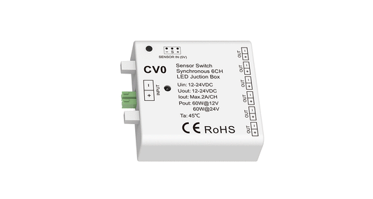 CV0 Sensor Switch Synchronous 6CH LED Junction Box