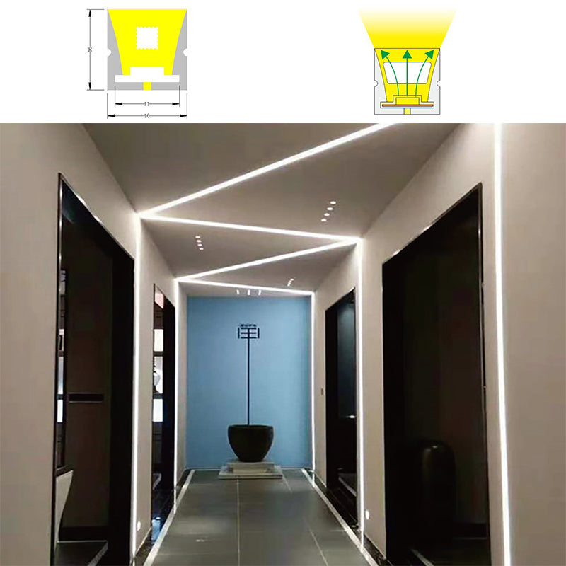 Outdoor LED Flex Neon in Silicone Channel (16×16 mm) – Top Emitting